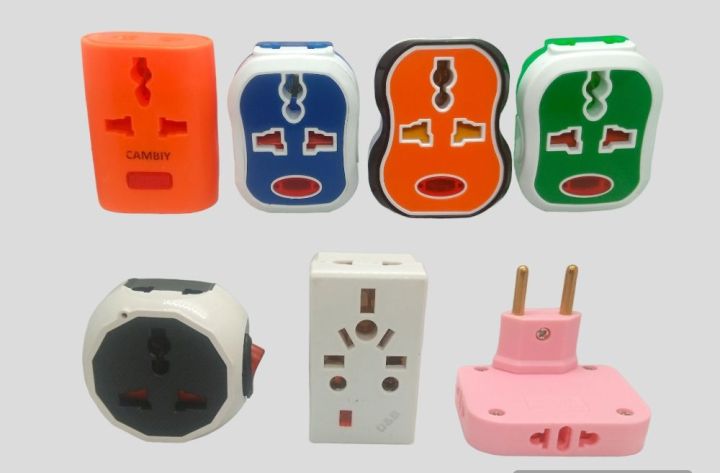 Multi Power Travel Adapter Imported Quality Switch Universal Power Adapter Extension Lead Switch  Rotating Wall Socket Multi Shoe Sale  US UK AU EU Socket Multi Light Plug Power Plug Flat and Round Pin Adapter Converter in Different Design Shape andColor