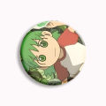 Yotsub Koiwai Summer Anime Button Pin Yotsuba With The Headset Kawaii Brooch Badge Bag Accessories Fans Collect Friends Gift. 