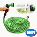 Garden Pipe 50 Feet - Car Washer - Water Hose Pipe with Hand Shower - Expandable Stretch Hose Pipe with Spray Gun motor pumps. 