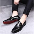 Man Outdoor Loffers Comfortable Black Loafers The Ultimate Choice for Boys and Men with a Flair for Office, College, and Casual Style Shoes. 