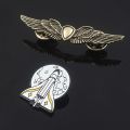 The Last of Us Part 2 Necklaces TLOU Joel Ellie Rocket Spaceship Firefly Logo Pendant Necklace for Women Men Badge Jewelry. 