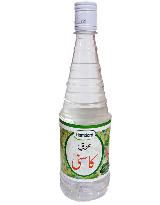 Arq Kasni - Chicory Water 800ml by Hamdard - Kashni (Qasni) Ark