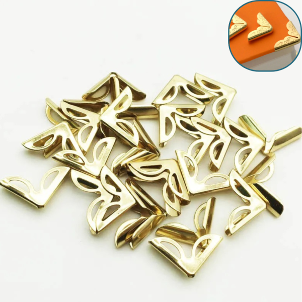 Metal Book Corners For Photo Albums Menus Folders DIY Scrapbooking ...