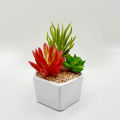 Artificial Aloe Vera Plant Ceramic Plant Pot. 