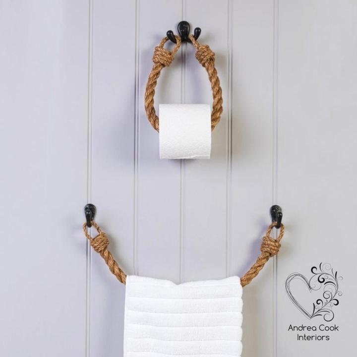 Pack Of Rope Holder For Toilet Paper and Towel holder
