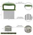 Vegetable Cutter With Finger Protection for Cutting. 