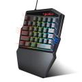 Topsky One Handed Keyboard One-Handed Mechanical Gaming Keyboard RGB LED Backlit SADES Portable Mini Gaming Keypad for L O L/PUBG/Wow/Dota/OW/Fps Game. 