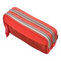 Durable Large Capacity Pencil Case Double Zipper Pen Bag Pouch School Stationery. 