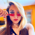 Fire Flame Sunglasses Women Men Brand Designer Trendy Rimless Sun Glasses Novelty PC Frame UV400 Shades Party Cosplay Eyewear. 