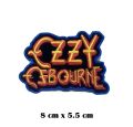 Ozzy Osbourne Black Sabbath logo Iron on Sew on Embroidered Patch #1343. 