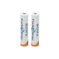 Pack of 2 AAA Sony Rechargeable Cells (Remote Size), AAA Rechargeable Battery Cell PENCIL SIZE Imported Sony Cycle Energy NiMH 1.2v 4300mAh 1000 Cycles Batteries Cells. 
