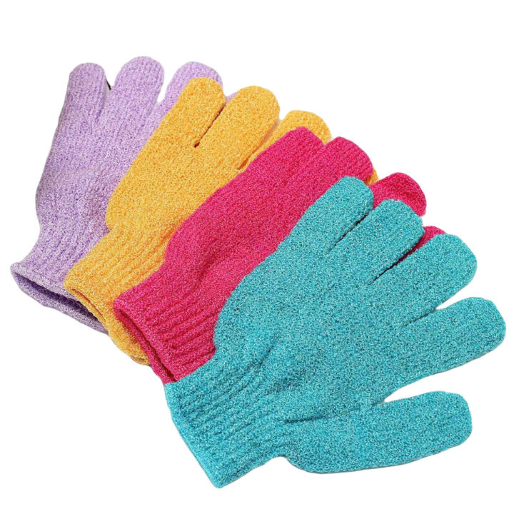 1x Shower Exfoliating Body Scrub Glove Dead Skin Removal Massage Spa Bath Mitt