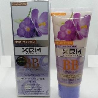 XQM BB Cream Blemish Base 6 in 1 Multifunction Cream Baby Face Foundation Effect With SPF 25 65ml
