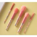 1 【HOT】 1 Set Candy Color Makeup Brushes 17Cm Cute Cosmetics Eyeshadow Blush Powder Brush Soft Smudge Brushes Set For Makeup Beauty Tool. 