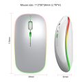 HXSJ M40 2.4GHZ 800,1200,1600dpi Third Gear Adjustment Colorful Wireless Mouse USB Rechargeable. 