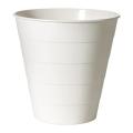 Waste DustBin - White (Pack of 2). 