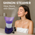 Shinon Steam Facial Steamer & Inhaler for Blocked Nose | 2-in-1 Aromatherapy Beauty Spa Mist Steamer | Face Moisturizer, Sinus Relief, Cold & Congestion Treatment | Portable Home Facial Sauna for Glowing Skin & Deep Cleansing. 