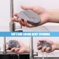 PVA Faucet Suction Sponge 2-In-1 Strong Water Absorption Accessory Flower Shape Kitchen Faucet Tool. 