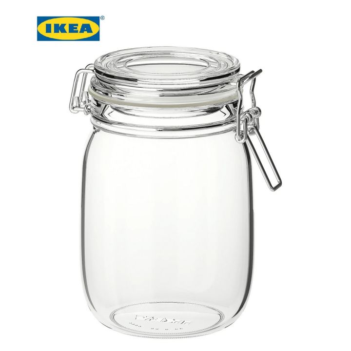 Glass%20Jar%20with%20lid%20(rubber%20seal),%201%20Liter%20%E2%80%93%20IKEA%20KORKEN%20for%20Loose%20Tea%20Sugar%20Rice%20&%20Pickle%20-%20Image%207