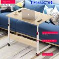 Adjustable height laptop table,study table,Home table,Writing table, with bookshelfs and metal frame. 