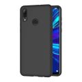 Huawei Y7 Prime 2018 / Y9 2019 / Y6 Prime 2019 / Y9 Prime 2019 AirBag anti shock Drop Resistance Matte Black Back Cover Case Flexible and Soft With Camera Protection Bump. 