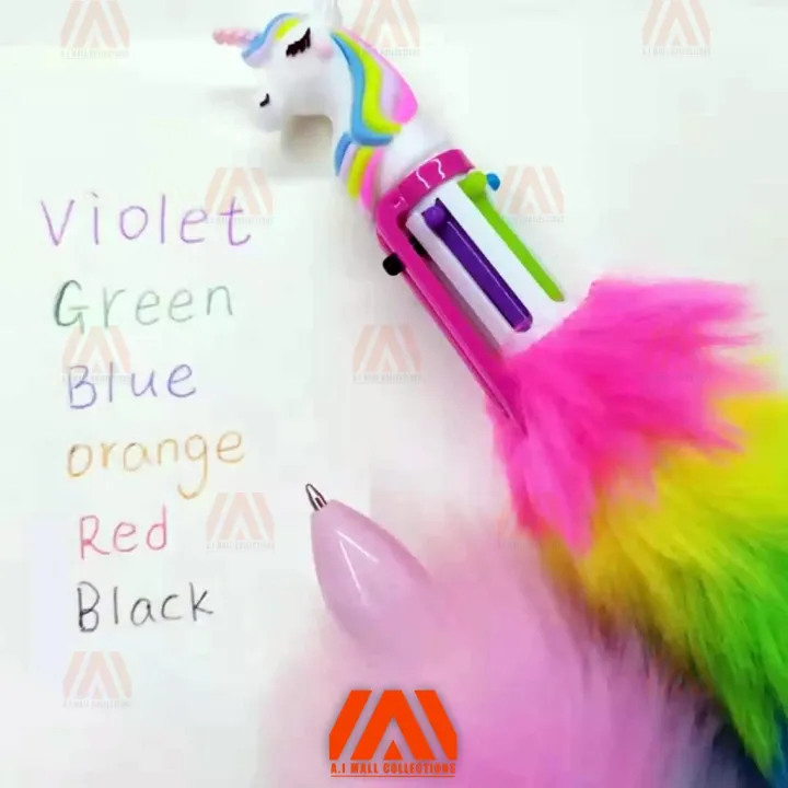 Unicorn%20Rainbow%20F_U_R%206%20in%201%20Ballpoint%20Pen%20for%20School%20Supplies%20Students%20Children%20Multi-Color%20Unicorn%206%20Color%20Writing%20In%201%20Pen%20-%20Image%203