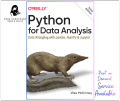 Python for Data Analysis by Wes McKinney | Master Data Wrangling with pandas NumPy & Jupyter | Programming Book. 