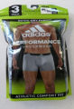 Adidas Climalite 3-Pack Boxer Briefs Performance Athletic Large. 