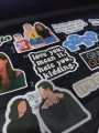 25pcs GINNY AND GEORGIA sticker pack based on the tv show netflix movie series marcus ginny georgia peach summer teen school aesthetic cool fun stickers for journalling. 