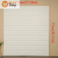 3D Brick Wall Stickers PE Foam High Self-Adhesive Wallpaper Peel and Stick 3D Art Wall Brick Room Panels for TV Walls, Sofa Background Wall Decor - Size 70 X 77 CM. 