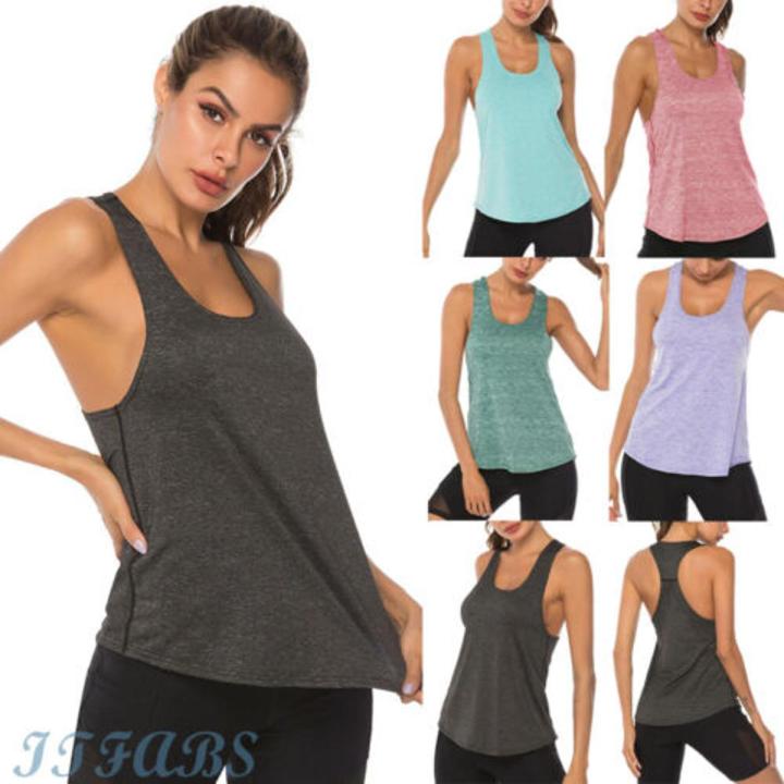 Summer Women Yoga Gym Training Workout Fitness Exercise Tank Top Vest Camisole