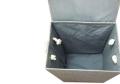 Fabric Laundry Basket Hamper Lid & Handle Ideal for Clothes Storage Fabric Storage Box & Square Baskit Bins Cloth Organizer Cubes Organizer with Handles Jewelry And Makeup Storage Box with Dual Handles. 