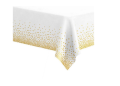 Golden Polka Doted Table Covers for Party Decorations. 