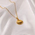 Vintage Starfish Necklaces For Women Gold Color Stainless Steel Pendant Shell Necklace Aesthetic Summer Jewelry Gift bff. 