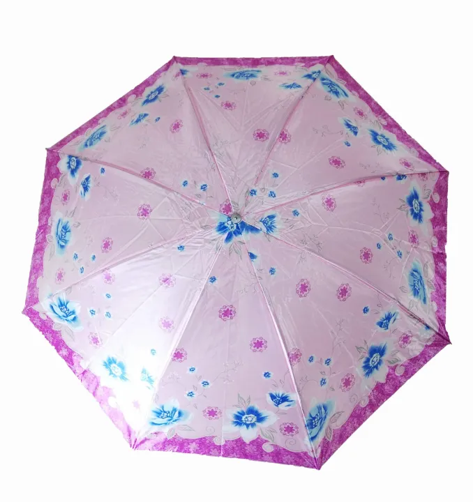 Folding%20Umbrella%20For%20Boys%20Girls%20Kids%20Women%20Man%20with%20beautiful%20Pink%20Small%20Portable%20Vinyl%20Sun%20Sunny%20Umbrella%20-%20Image%204