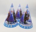 FROZEN THEME BIRTHDAY PARTY CAPS - PACK OF 10 BIRTHDAY CAPS - FROZEN THEME CAPS. 