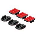 Adhesive Mounts For GoPro hero 10 9 8 7 6 5 4 Curved Flat Mounts 3M Sticky Pads for Go Pro Xiaomi Yi SJCAM Action Camera Helmet Board Car. 