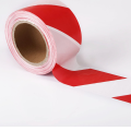 Red White Hazard Warning Safety Stripe Caution Tape, 2.8 Inch by 200M Non-Adhesive Barrier Tape for Danger Construction Police Crime Scene. 