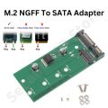 M2 to SATA Adapter M.2 to SATA Adapter M.2 NGFF Converter 2.5" SATA3 Card B Key for 2230-2280 M2 SSD. 