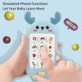 Montessori Educationtoys Can Chew on Light Music Mobile Baby Early Education Puzzle Phone Toys for Kids Gift. 