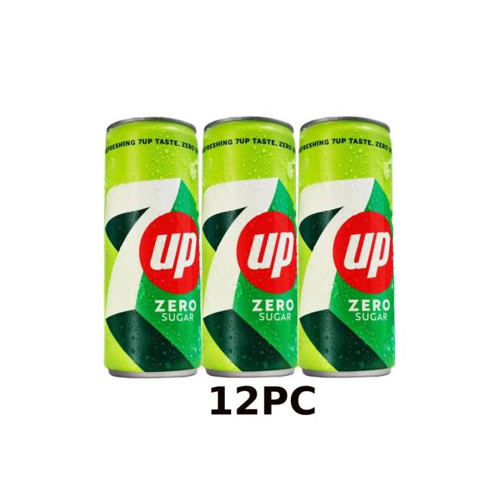 Alfatah Mall - 7 UP FREE LOCAL CAN 250 ML-CARTON-AFP-000116151-CARTON