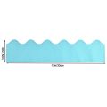 Bulletin Board Borders Sparkling Classroom Border Trim 30pcs Glitter Bulletin Board Decoration in 5 Colors for Diy Projects Wavy Bulletin Board Borders. 