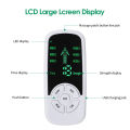 EMS Electric Muscle Therapy Stimulator 6 Modes Tens Unit Machine Meridian Physiotherapy Pulse Abdominal Prostate Body Massager. 
