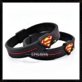 Premium Quality Unisex Superman Logo BLACK Wrist Band. 
