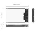 ORICO HDD CASE CRYSTAL 2.5 2139U3-CR 3.0 - ORICO HDD Case 2.5 Inch Transparent SATA to USB 3.0 External HDD/SSD Case. 