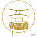 Round Golden Metal Balloon Arch Kit (6FT & 7FT), Wedding Circle Backdrop Stand Frame for Birthday Party, Bridal Shower, Graduation, Photo Background Decoration.. 