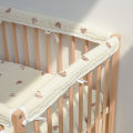 HelloWorld Baby Crib Bumper Wrinkle-resistant Safety Soft Touching Infant Crib Liner. 