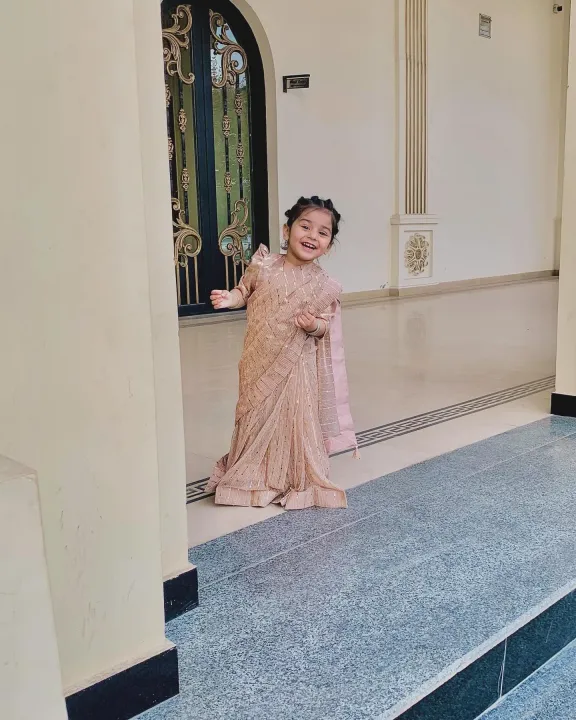 Stitched%20Moonlight%20Saree%20in%20Rose%20Gold%20Color%20-%20Image%204