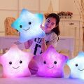 Creative Toy Luminous Pillow Soft Stuffed Plush Glowing Colorful Stars Cushion Led Light Toys Gift for Kids Children Girls and Boys. 