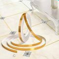 Gold Wall Decor Strip, Joint Tape, Wallpaper Border, Decorative Strips, Self-Adhesive, Adhesive Tape for Decorating Walls,Kitchen, Sofa, Furniture Size 1 Inch x 96 Inch. 